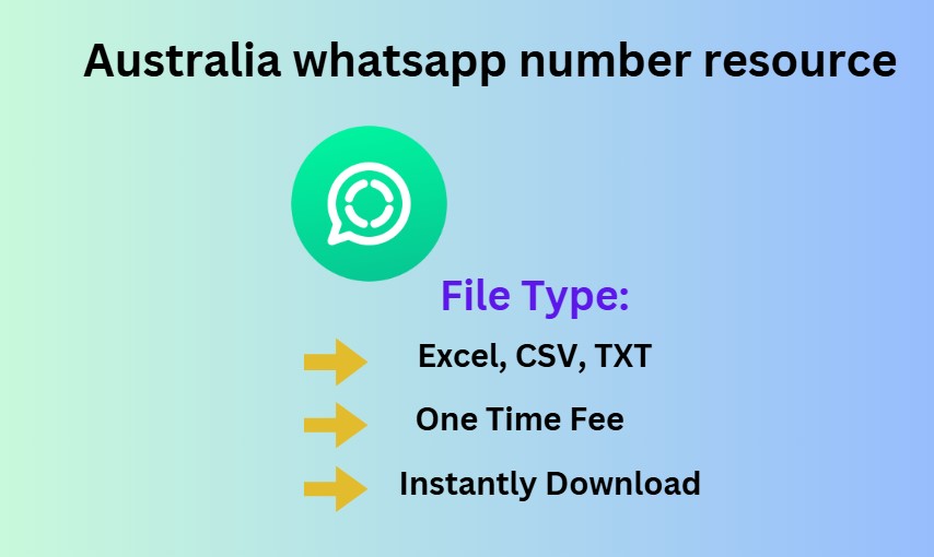 Australia whatsapp number resource