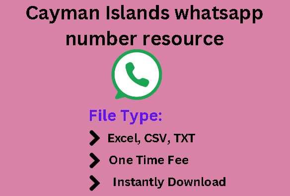 Cayman Islands whatsapp number resource