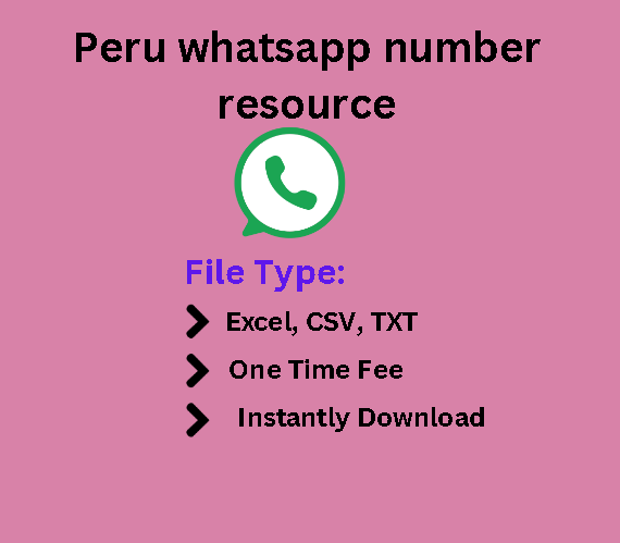 Peru whatsapp number resource