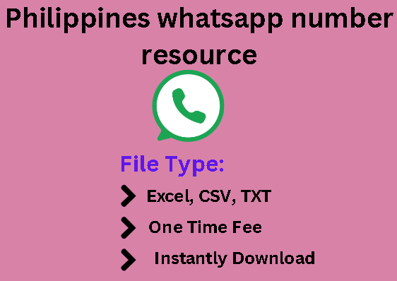 Philippines whatsapp number resource