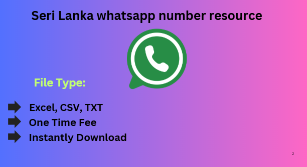 Seri Lanka whatsapp number resource