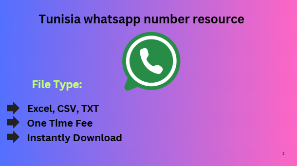Tunisia whatsapp number resource