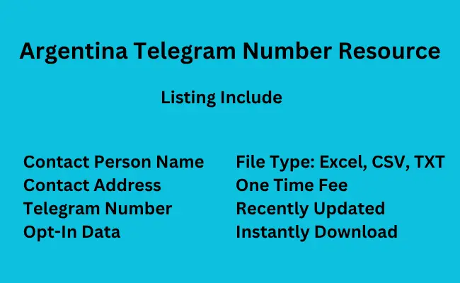 Argentina telegram number resource