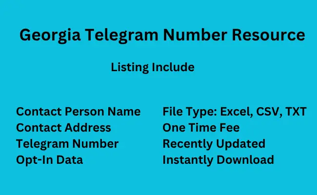 Georgia telegram number resource